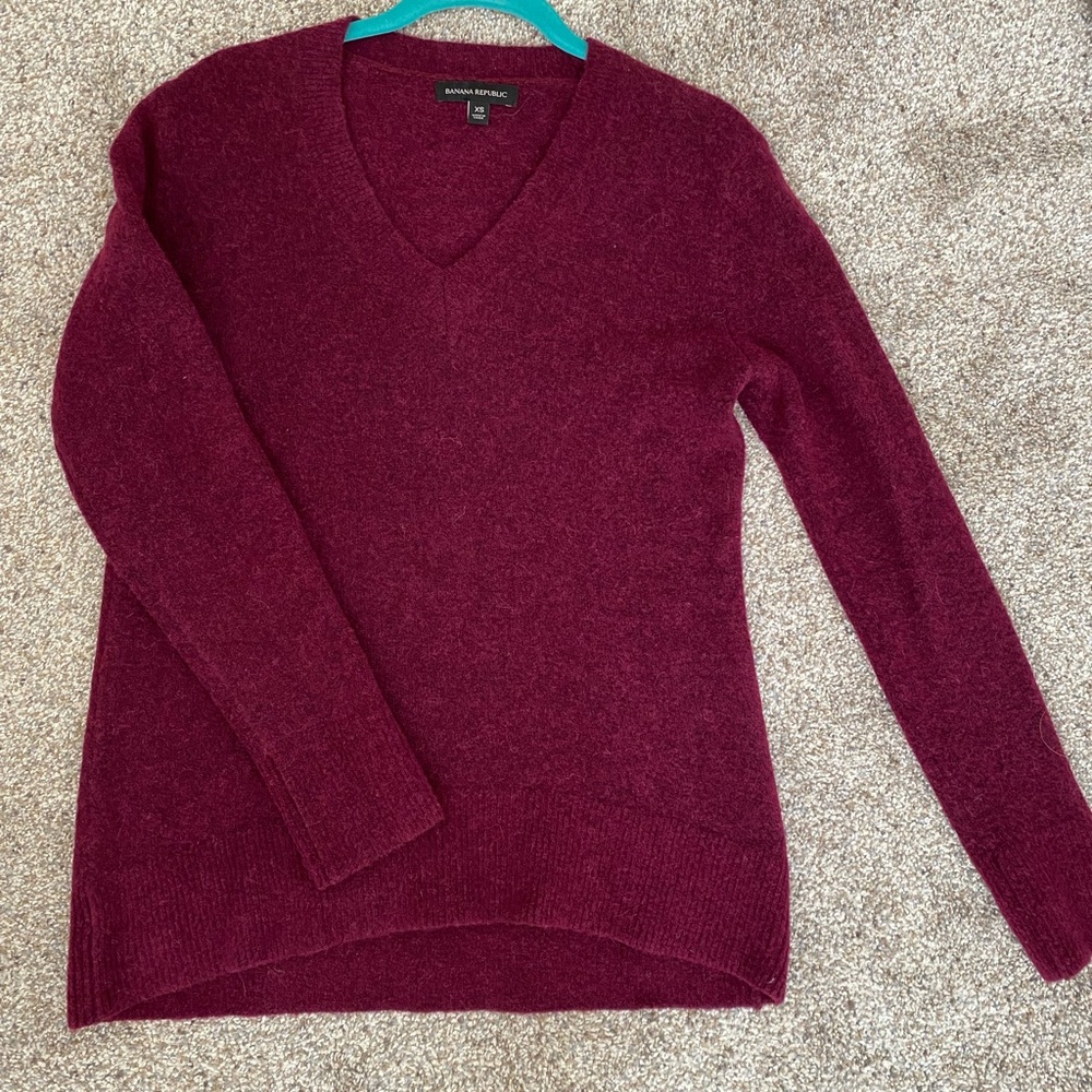 Banana Republic V-Neck sweater.